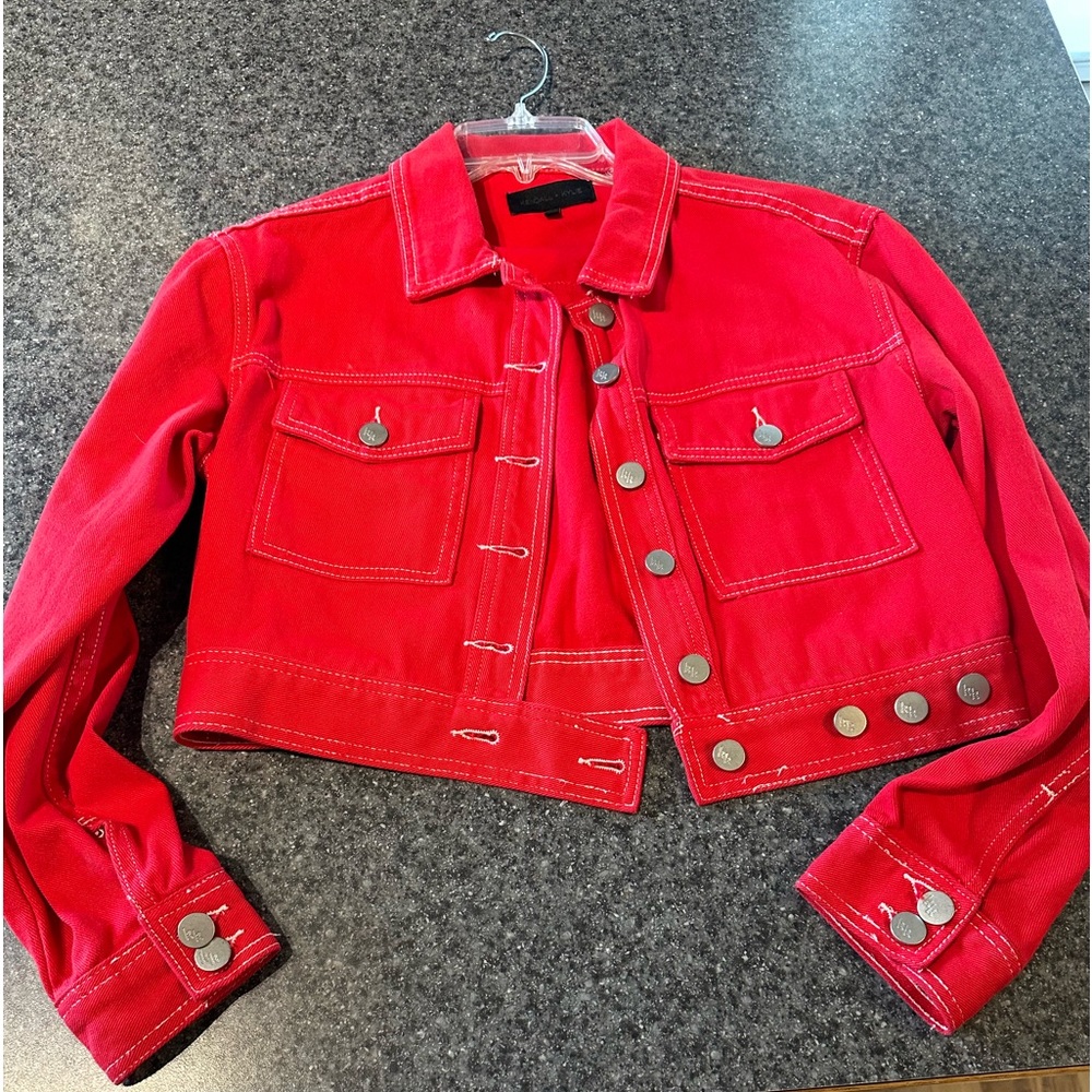 Kendall & Kylie mid jean jacket